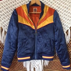 Rising Sun Bomber Jacket from Etsy Sz M
